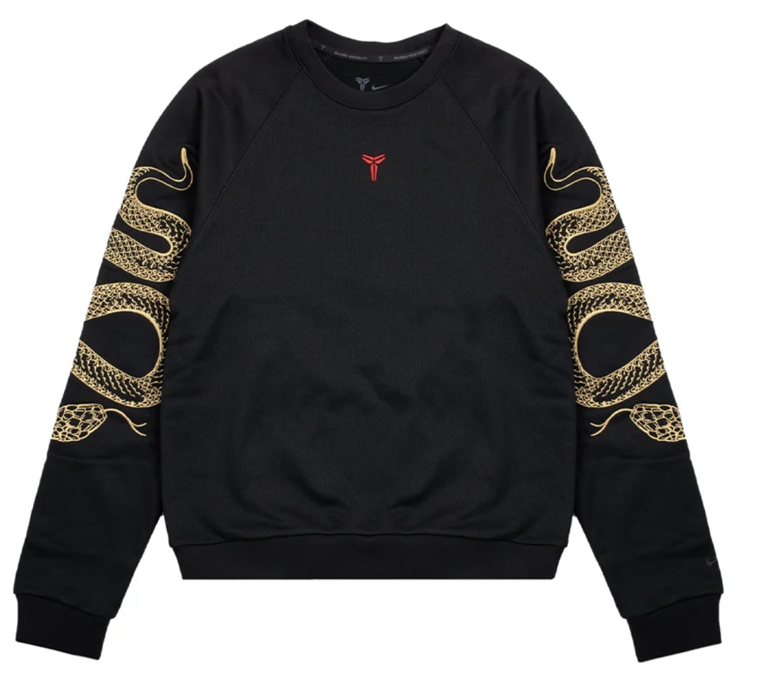 Kobe Therma-FIT Basketball Crew ‘Black/University Red’: Elevating Court and Street Style